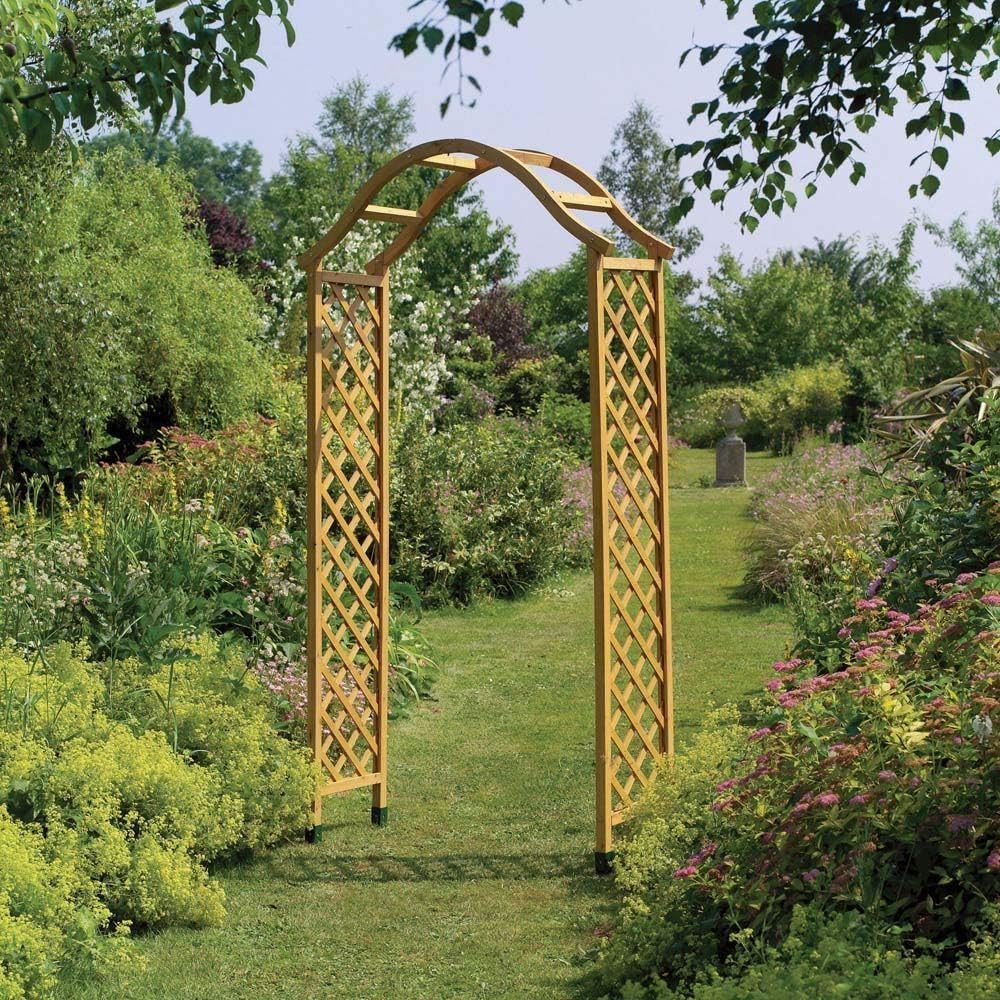 Elegance Wooden Arch - Tan