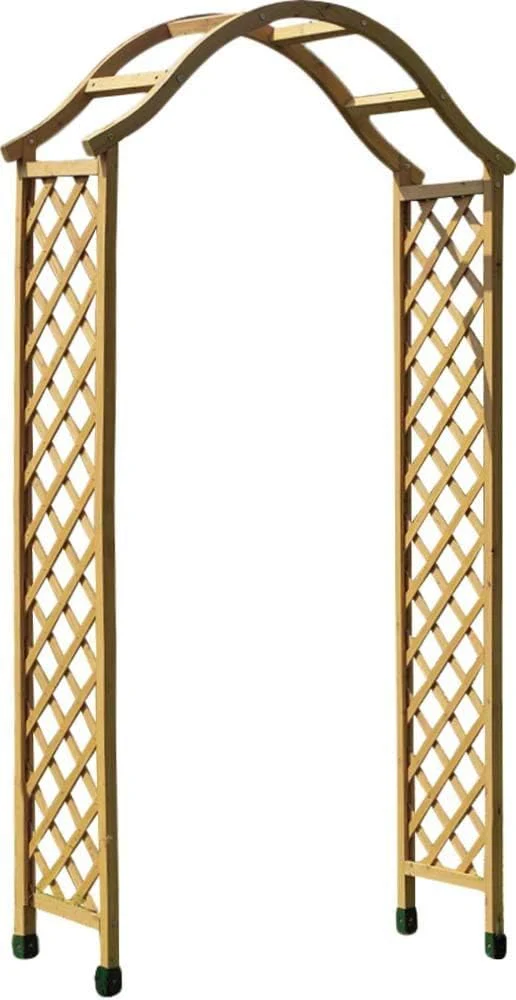 Elegance Wooden Arch - Tan - Image 2