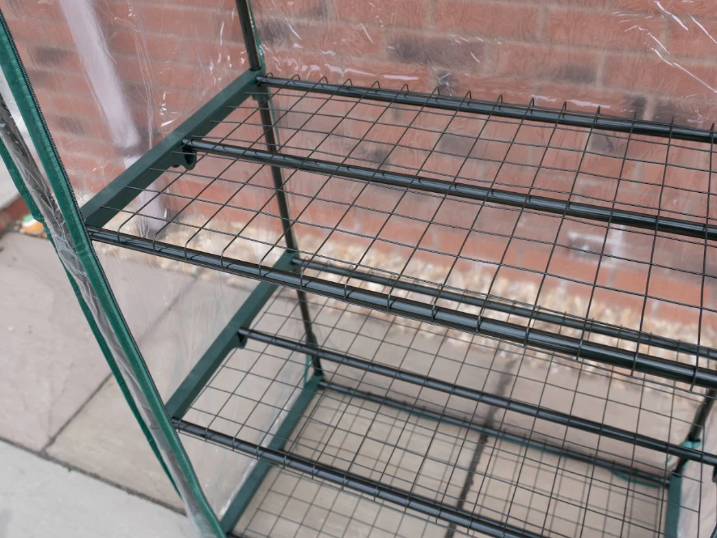 4 Tier Wide Arc Grow House with Clear Cover - 160x80x45cm - Image 4