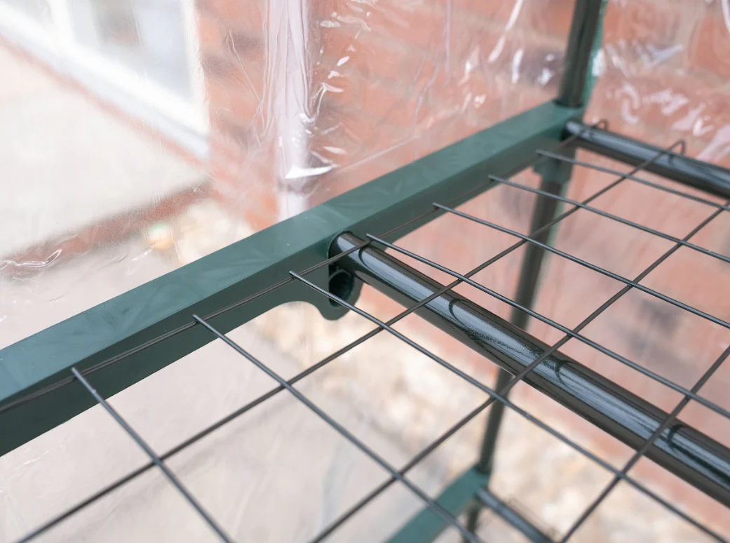 4 Tier Wide Arc Grow House with Clear Cover - 160x80x45cm - Image 5