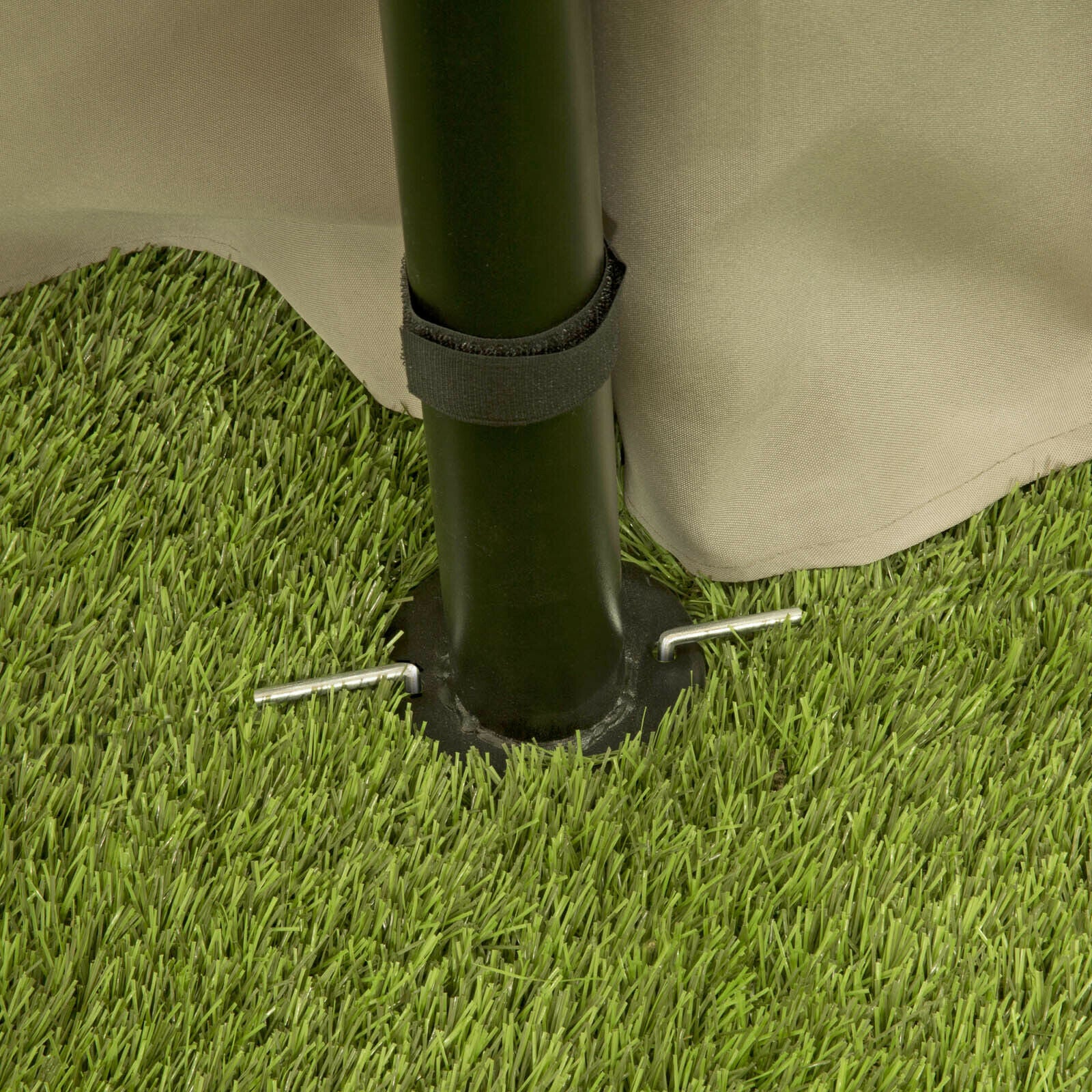 Tandil 3m x 3m Gazebo Marquee with Full Side Curtains - Ecru - Image 3