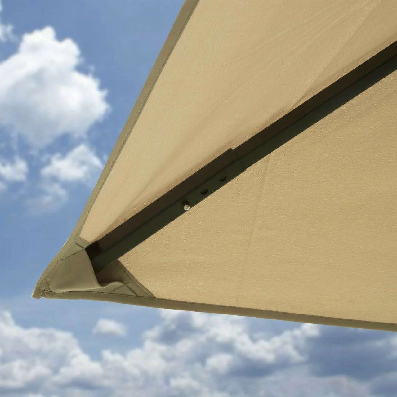 Tandil 3m x 3m Gazebo Marquee with Full Side Curtains - Ecru - Image 4