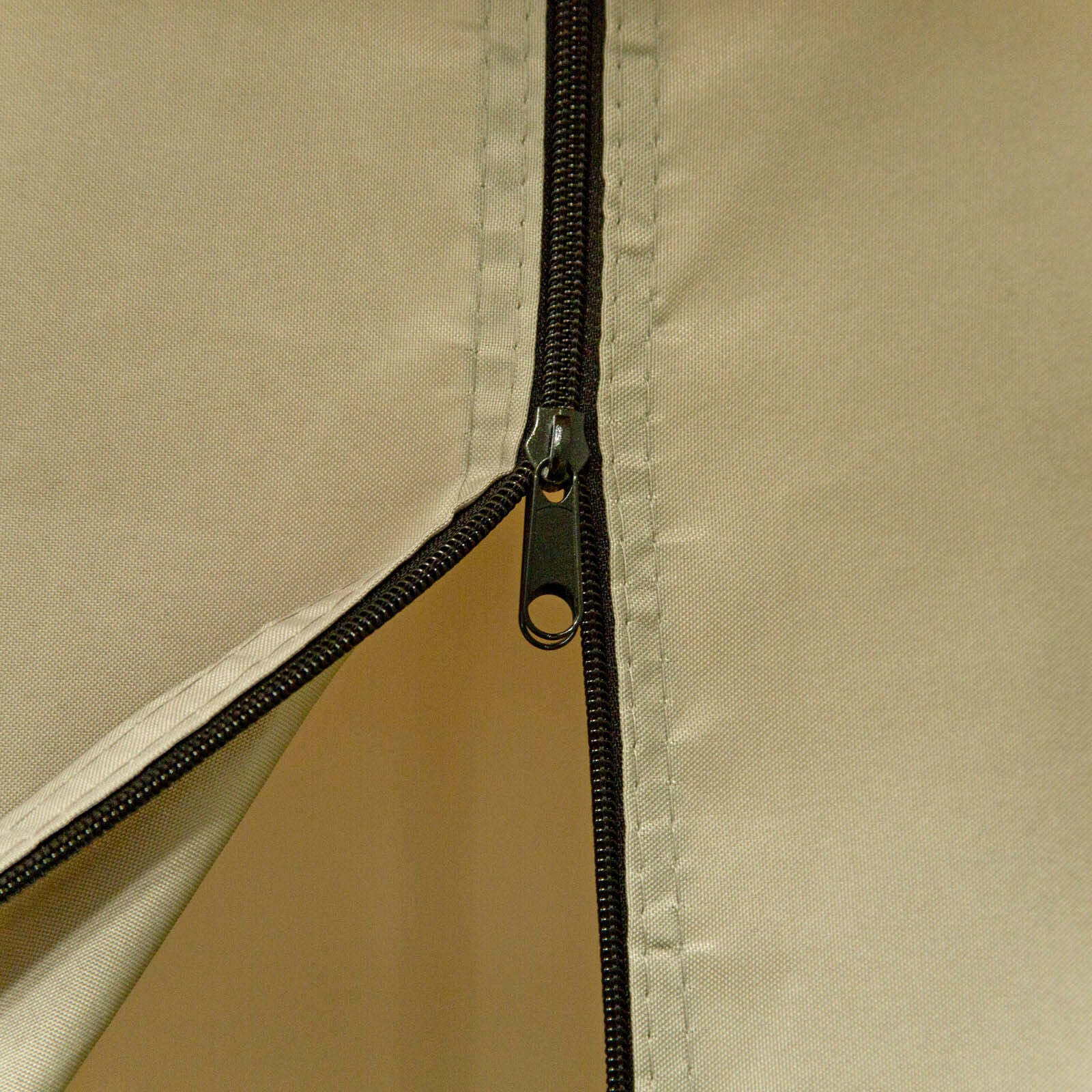 Tandil 3m x 3m Gazebo Marquee with Full Side Curtains - Ecru - Image 7