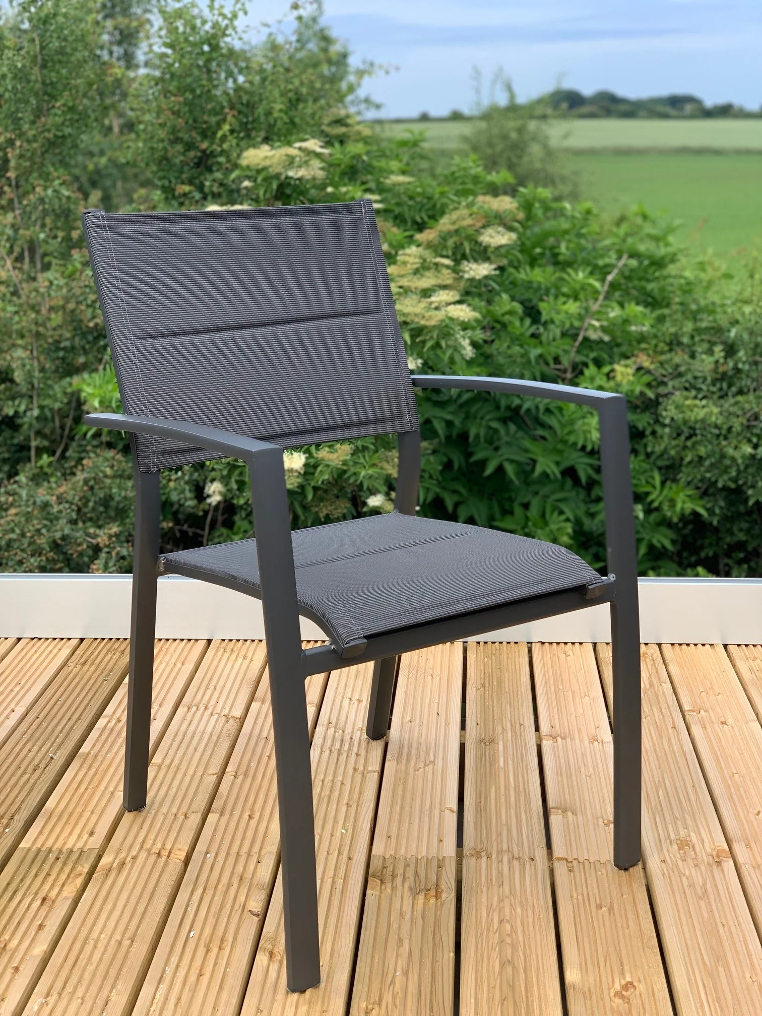 Sydney Aluminium 8 Seat Rectangular Dining Set - Image 4