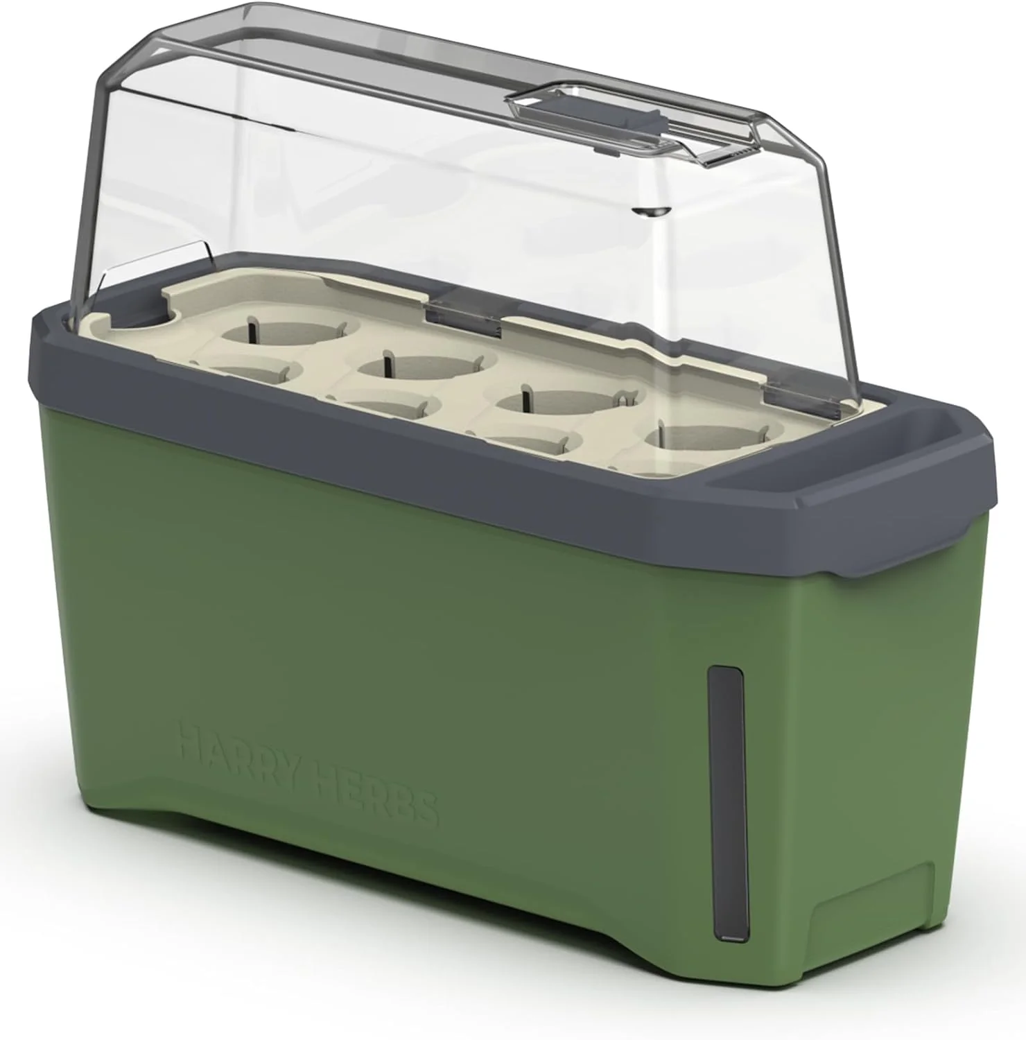 Harry Herbs 4-in-1 Herb Pot - Dark Green