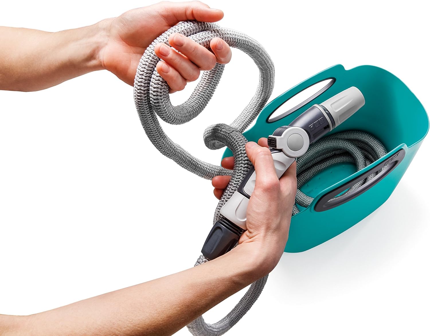 Hozelock Aquapop Blue 30m Extendable Irrigation Hose - Image 3