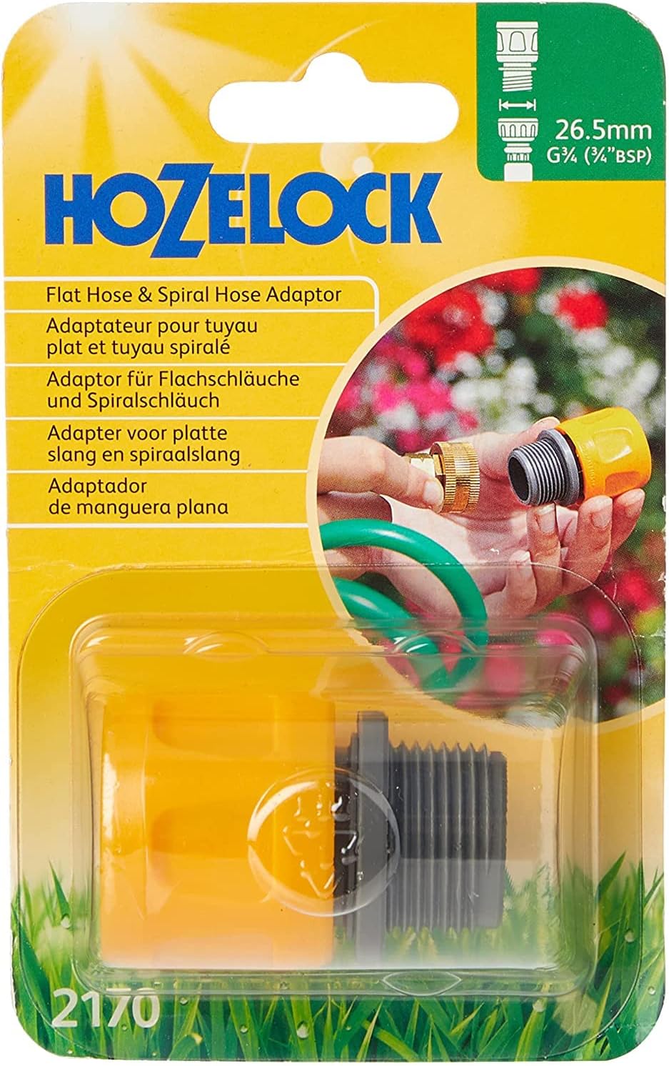 Hozelock Flat Hose Adapter - Image 3