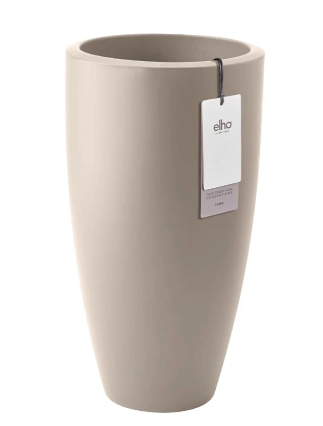 June Round High 30cm Indoor / Outdoor Plant Pot - Balanced Beige