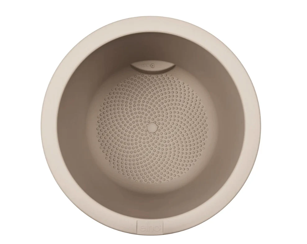 June Round High 30cm Indoor / Outdoor Plant Pot - Balanced Beige - Image 3