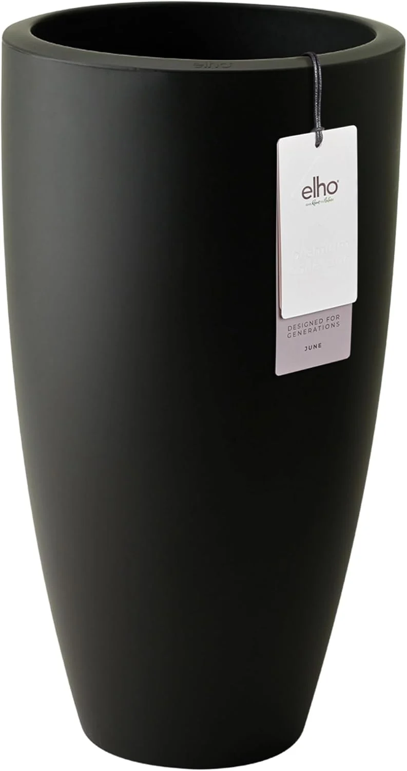 June Round High 40cm Indoor / Outdoor Plant Pot - Black
