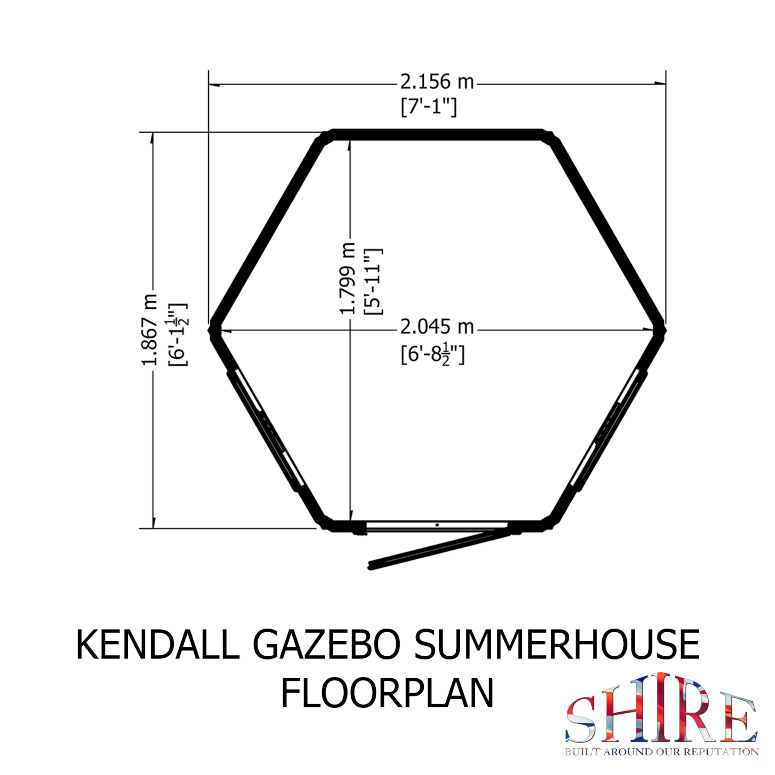 Kendall 6 ft x 6 ft Summerhouse - Image 11