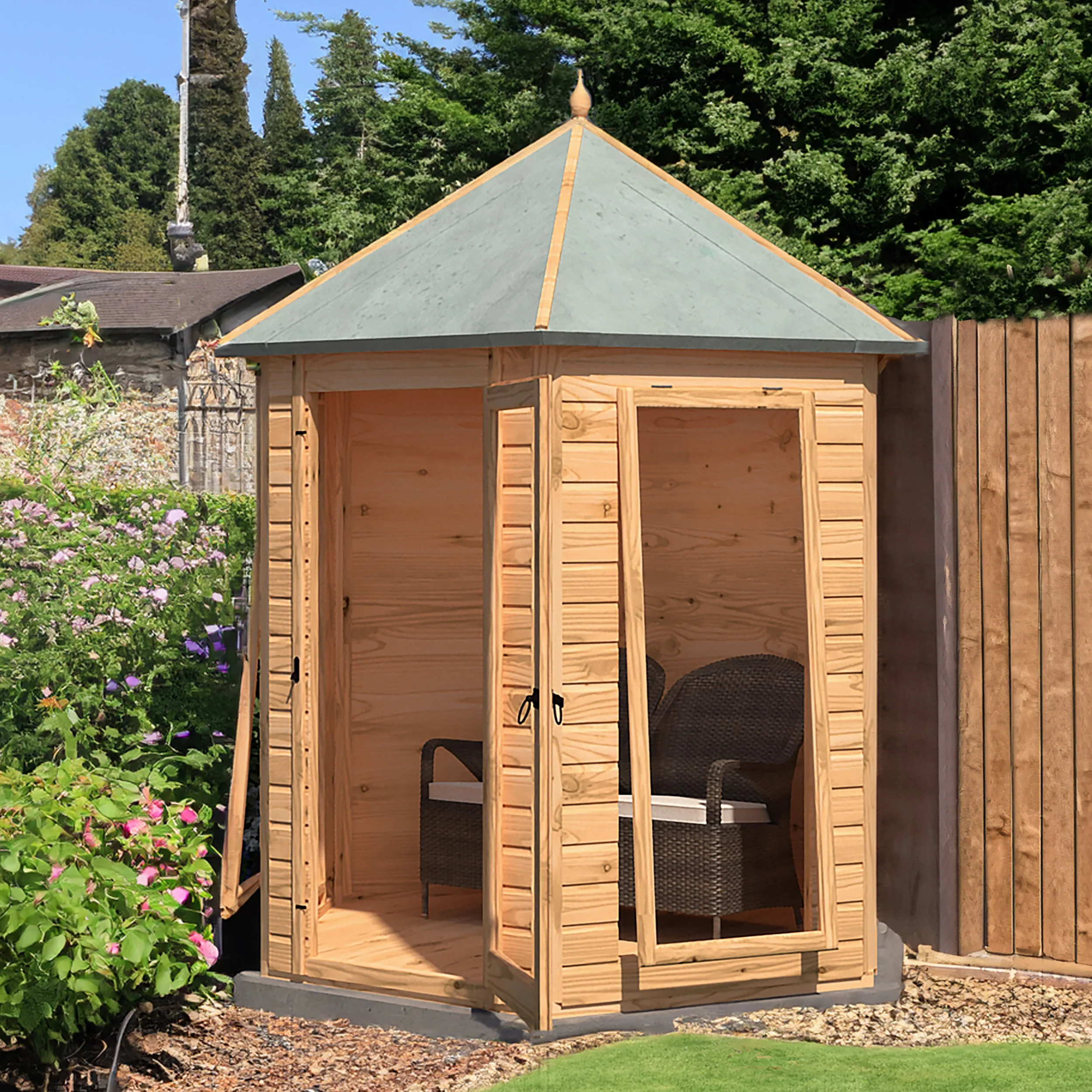 Kendall 6 ft x 6 ft Summerhouse - Image 4