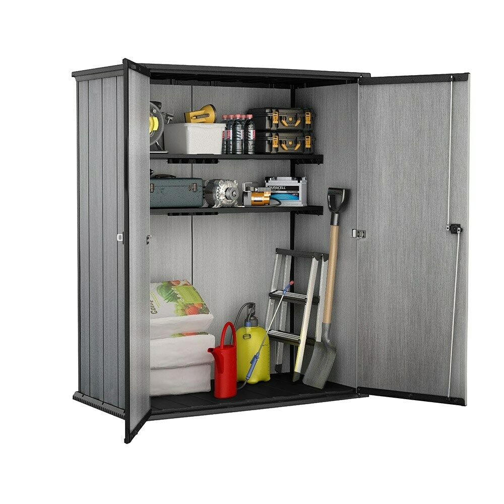 Keter High Store Plus Vertical Storage Shed - FAILED DELIVERY / TATTY BOX - Image 4