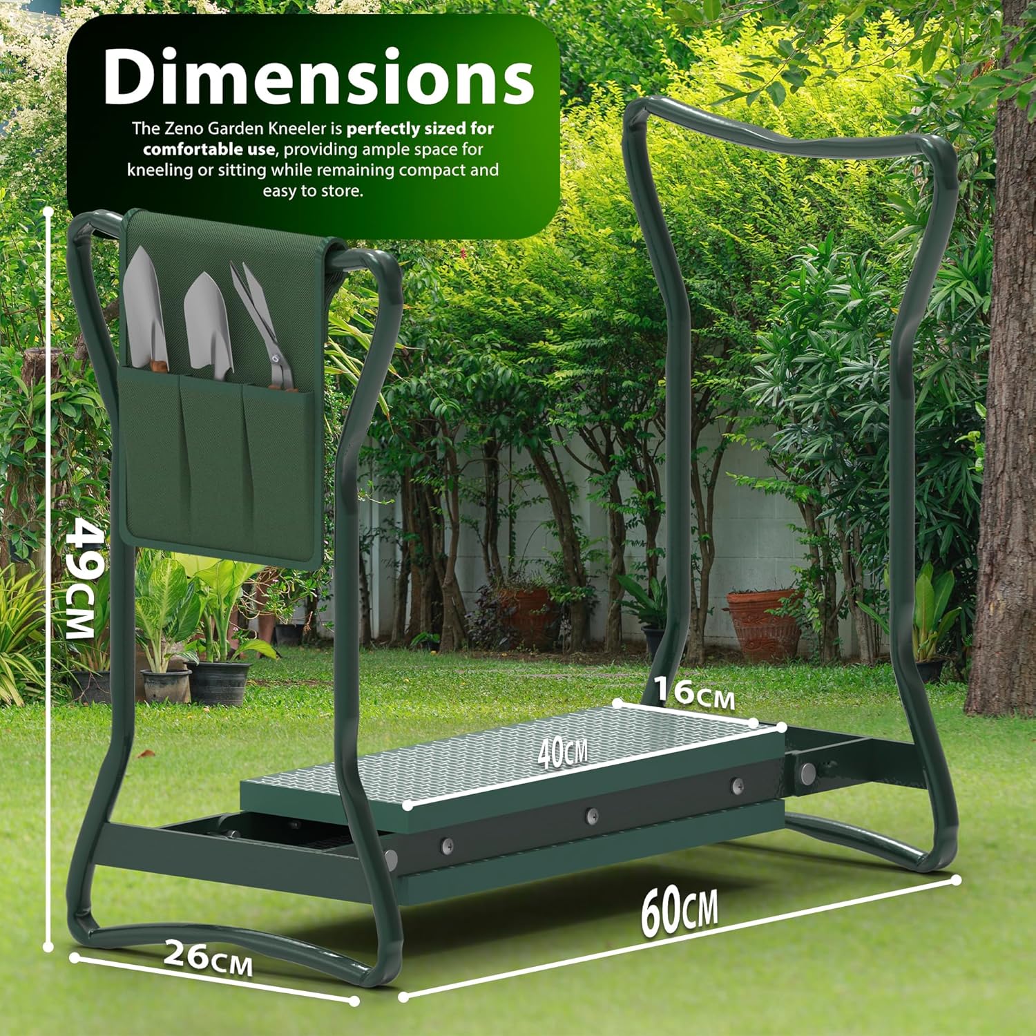 Kneeler Seat with Handles - Image 2
