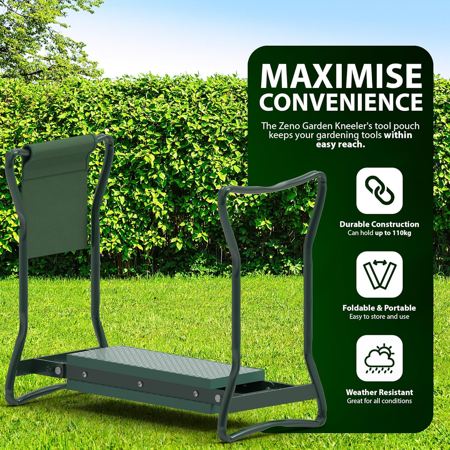 Kneeler Seat with Handles - Image 4