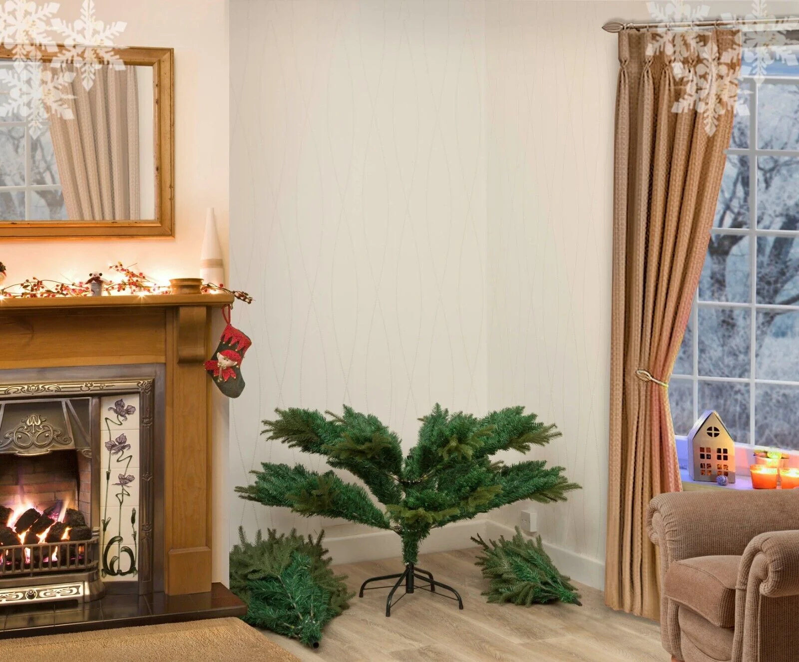 Lapland Fir Christmas Tree Green - 10ft/300cm - Image 9