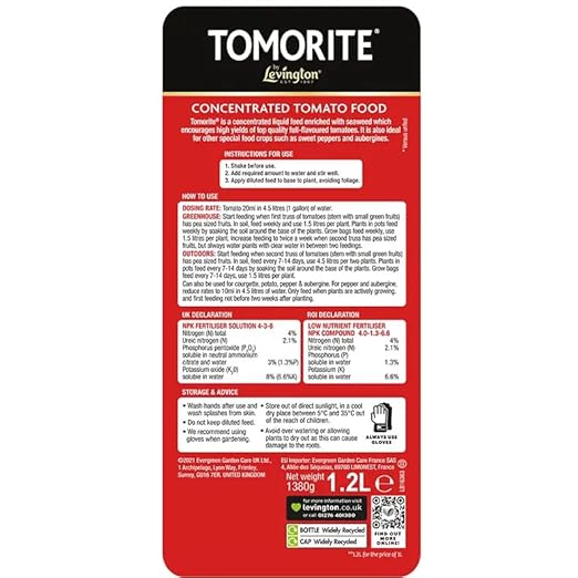 Levington Tomorite Concentrated Tomato Food 1.2L - Image 5
