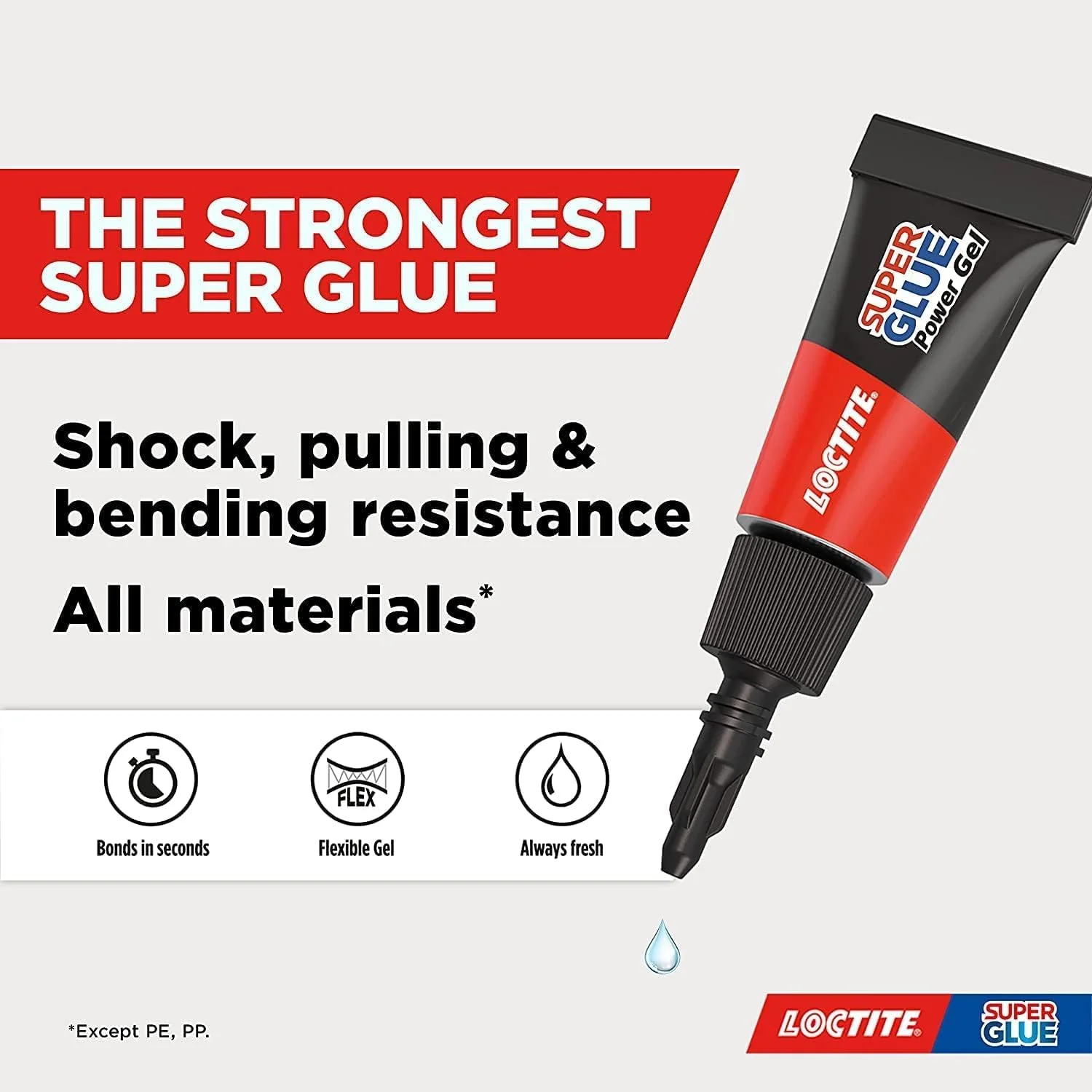 Loctite Mini Trio Power Gel, Strong Super Glue Gel for Repairs - Image 3