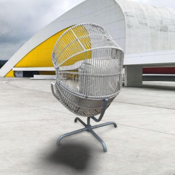 Naples Swivel Cocoon Egg Chair - Image 4