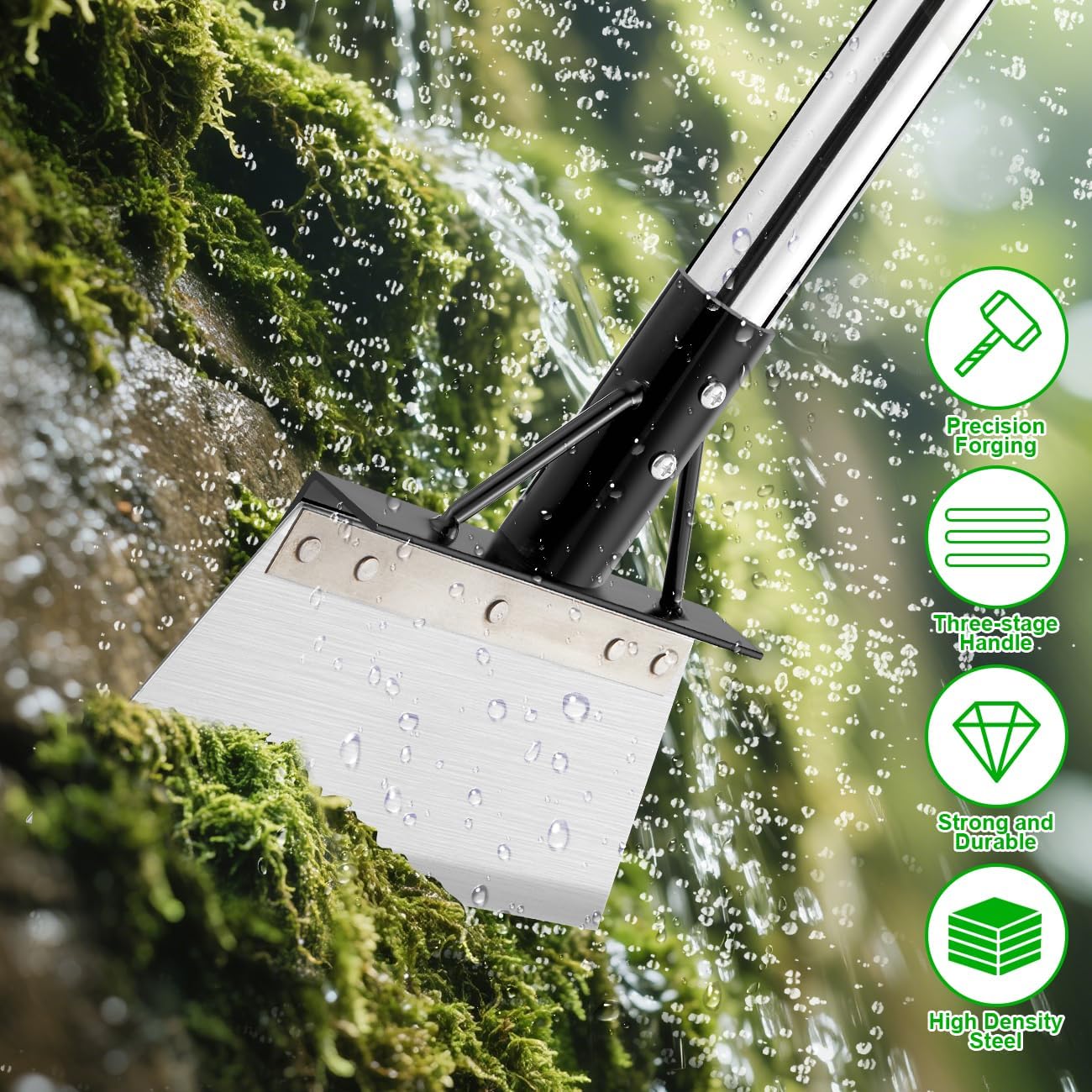 Multifunctional Garden Shovel with Handle - Image 3