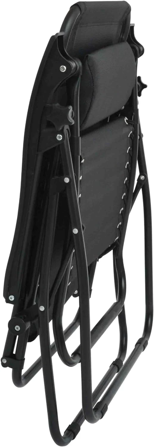 Zero Gravity Sun Lounger - Black - Image 6