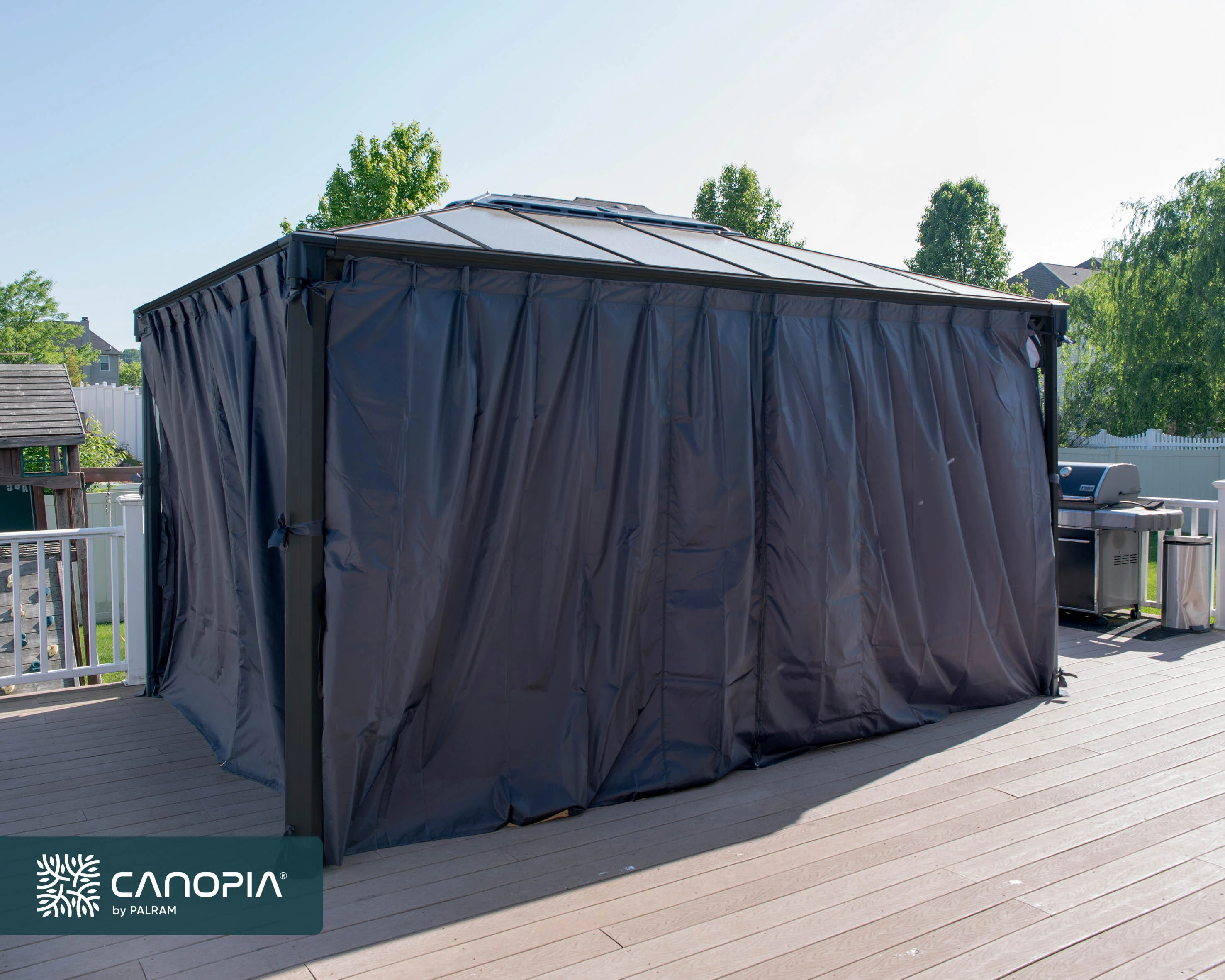 Martinique 4300 Gazebo Curtain Set - Image 4