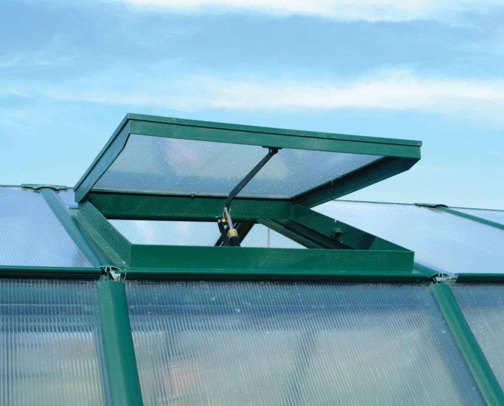 Grand Gardener 8' x 20' Greenhouse - Green Frame & Hybrid Polycarbonate Panels - Image 3