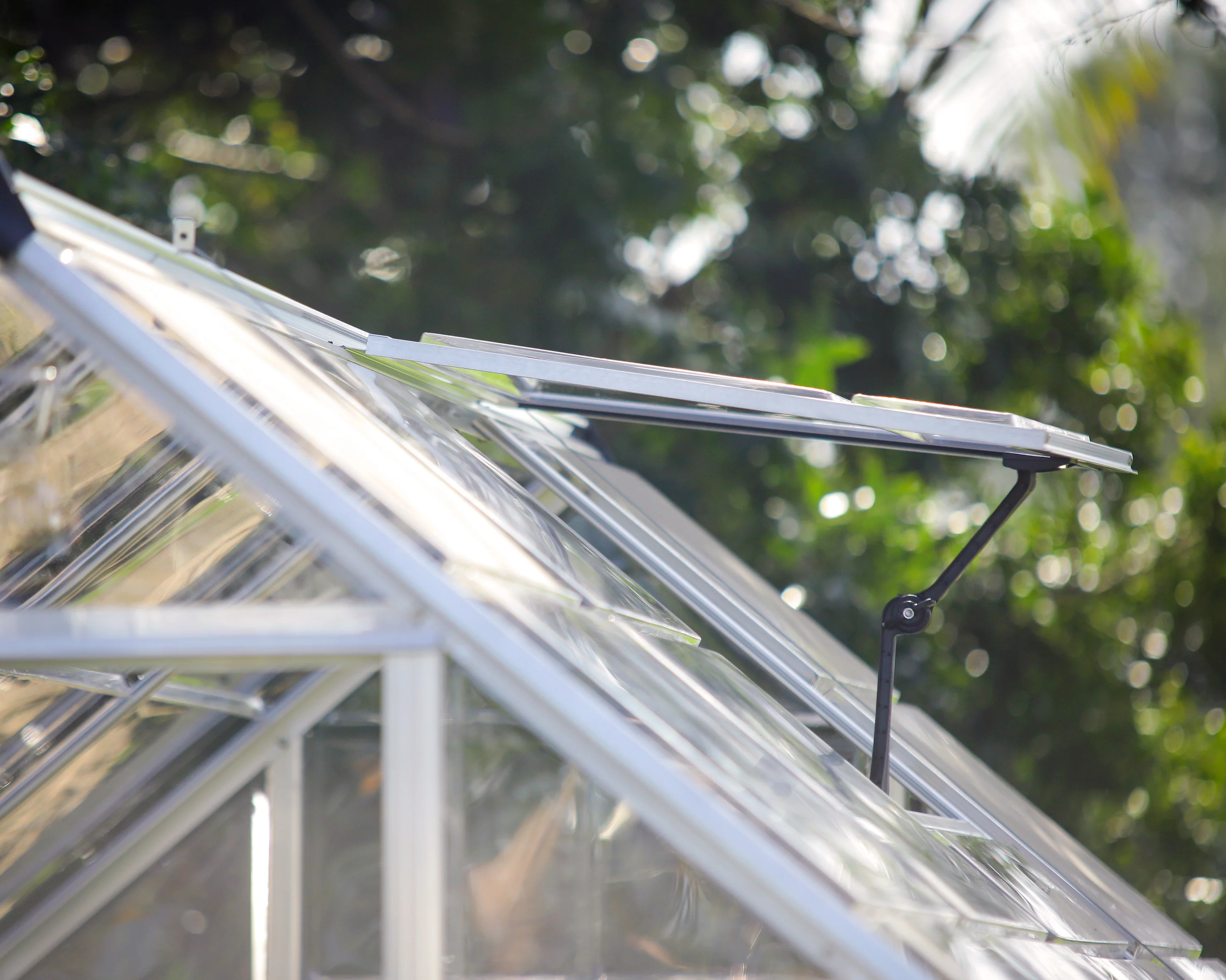 Harmony 6' x 12' Greenhouse - Silver Frame & Clear Polycarbonate Panels - Image 13