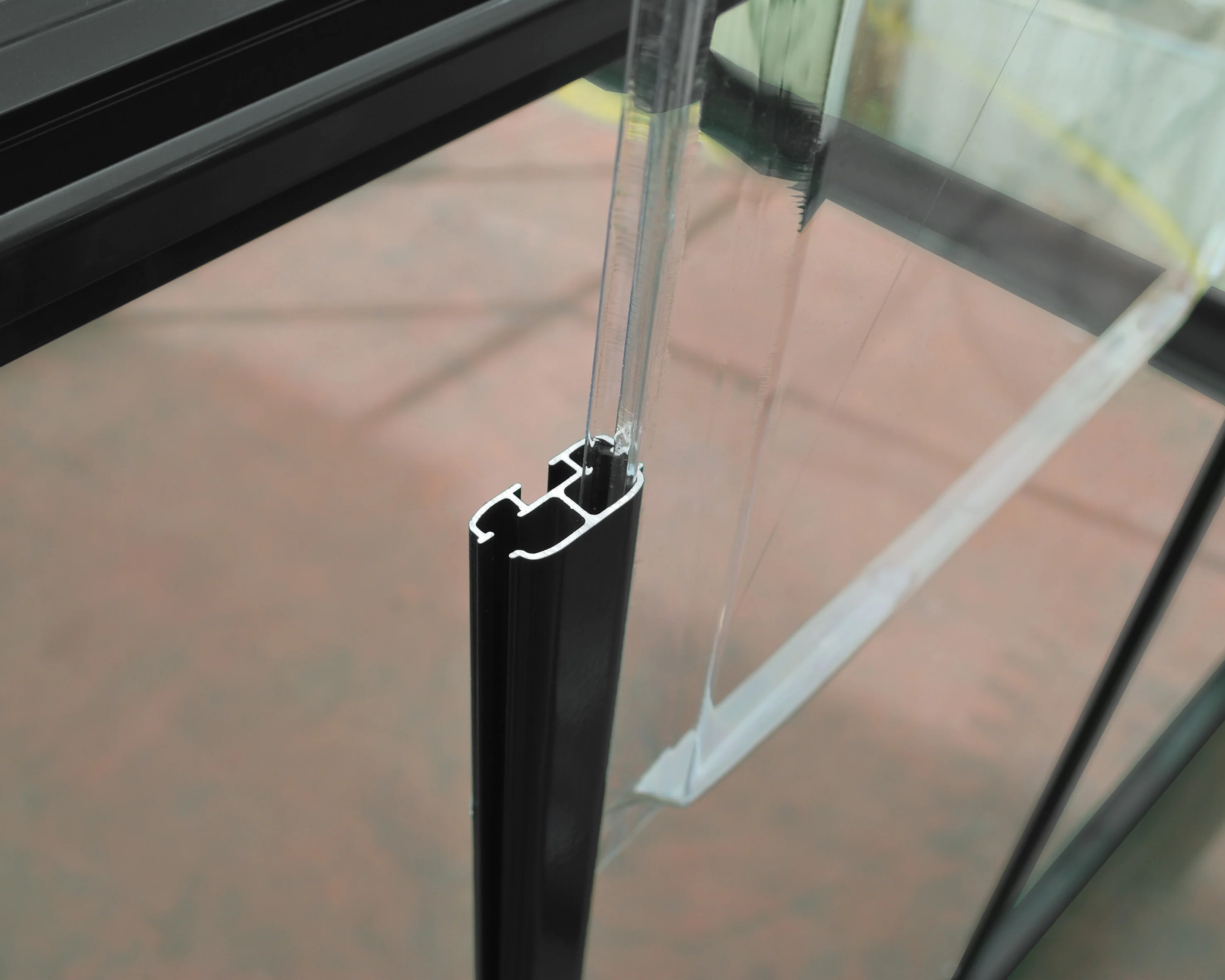 Harmony 6' x 6' Greenhouse - Grey Frame & Clear Polycarbonate Panels - Image 5