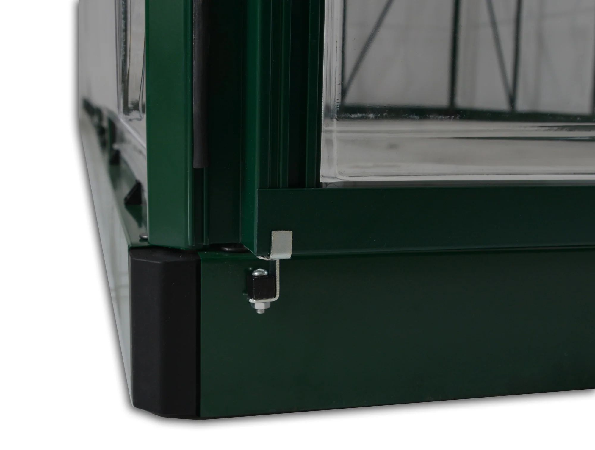 Hybrid 6' x 4' Greenhouse - Green Frame & Hybrid Polycarbonate Panels - Image 3