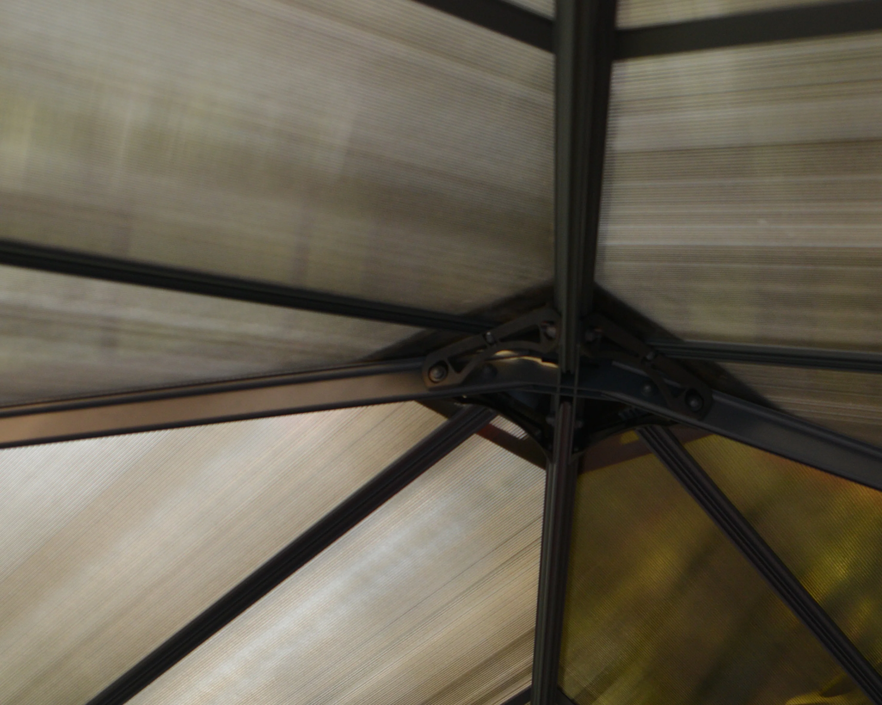 Ledro 3.6m x 3.6m Enclosed Gazebo Kit - Grey Structure & Hybrid Panels - Image 13