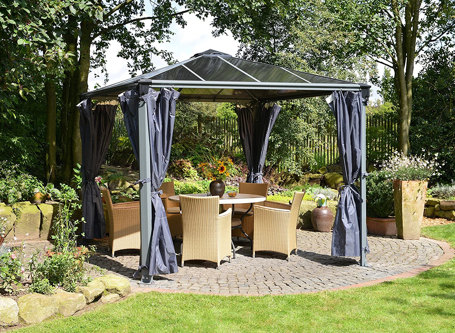 Palermo 4300 Gazebo Curtain Set - Image 4