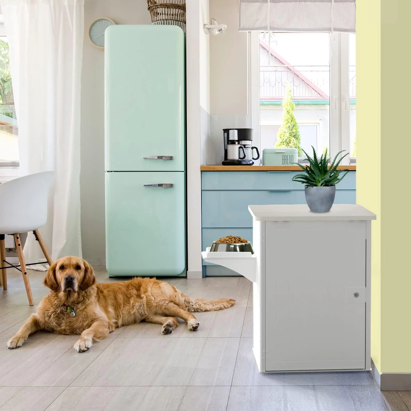 Rocky Dog Food Storage Container Cabinet - Image 2