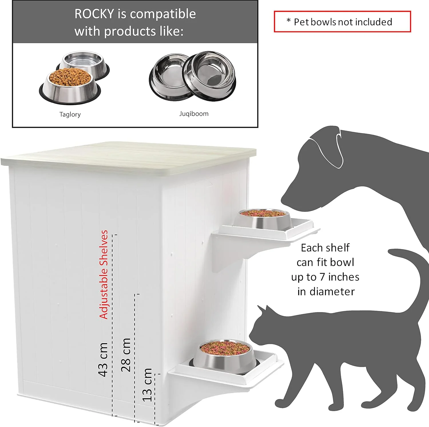 Rocky Dog Food Storage Container Cabinet - Image 6
