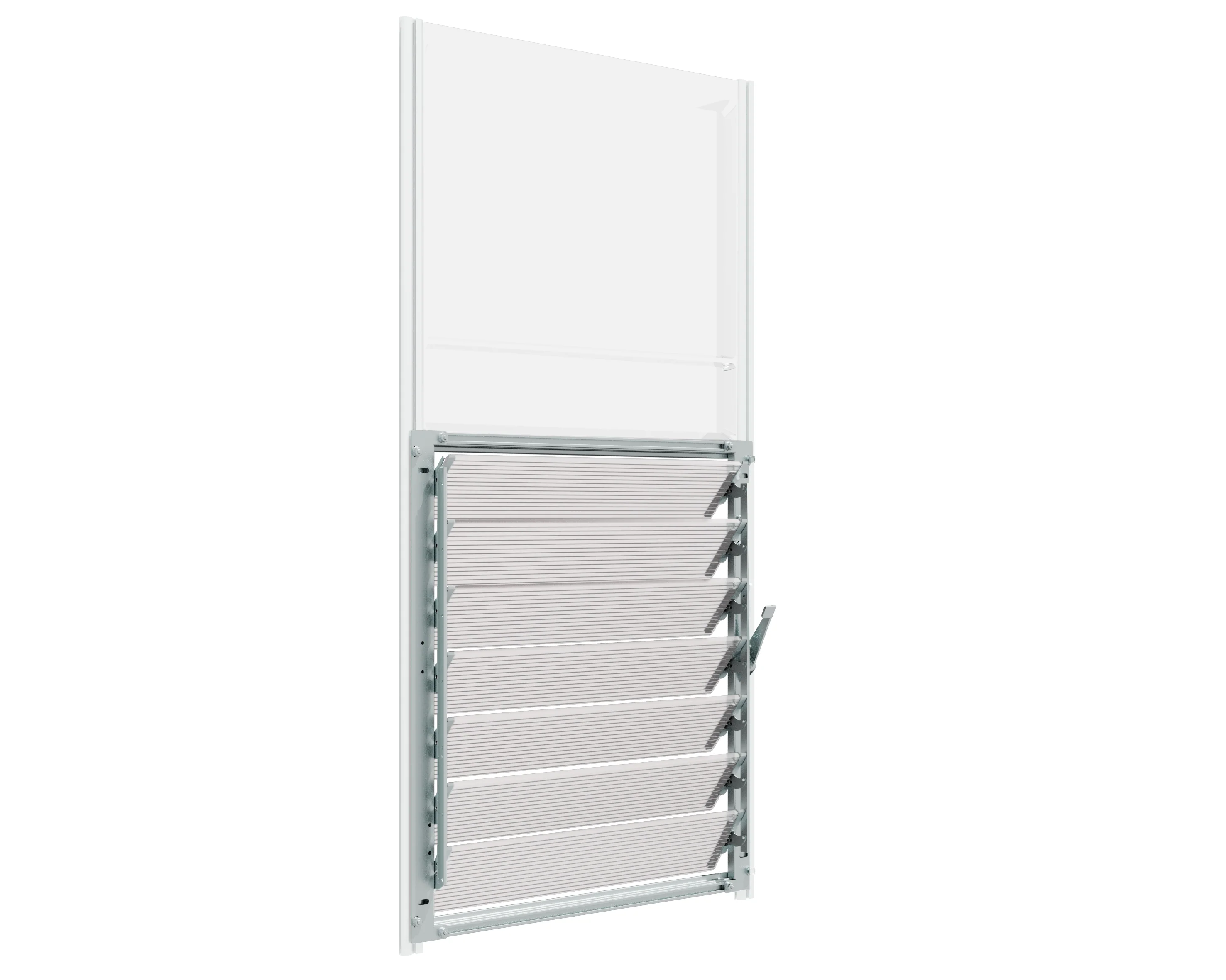 Side Louver Window Silver - Image 3
