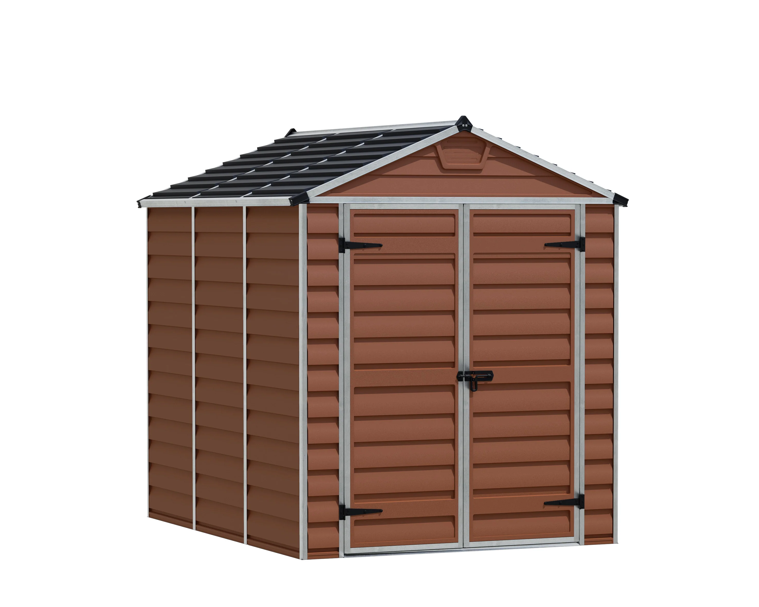 Skylight 6ft. x 8ft. Garden Shed - Amber Polycarbonate Panels - Image 11
