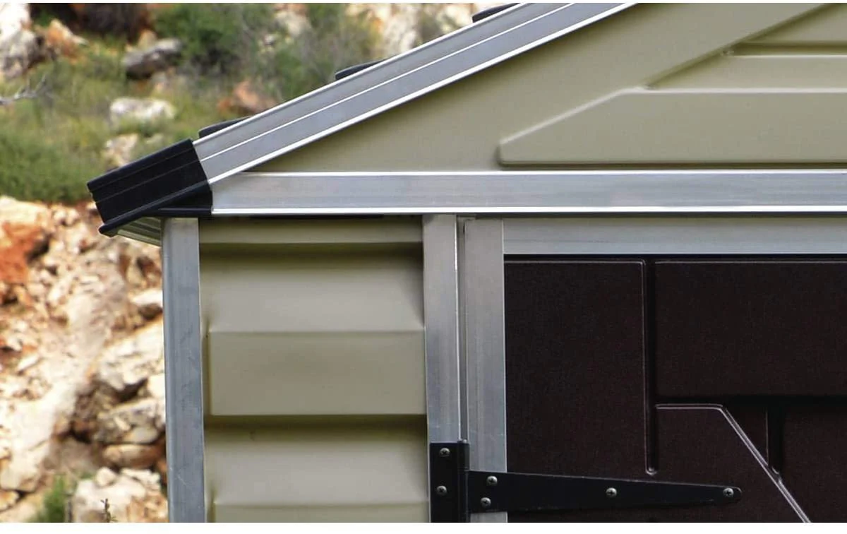Skylight 6ft. x 10ft. Garden Shed - Tan Polycarbonate Panels - Image 4