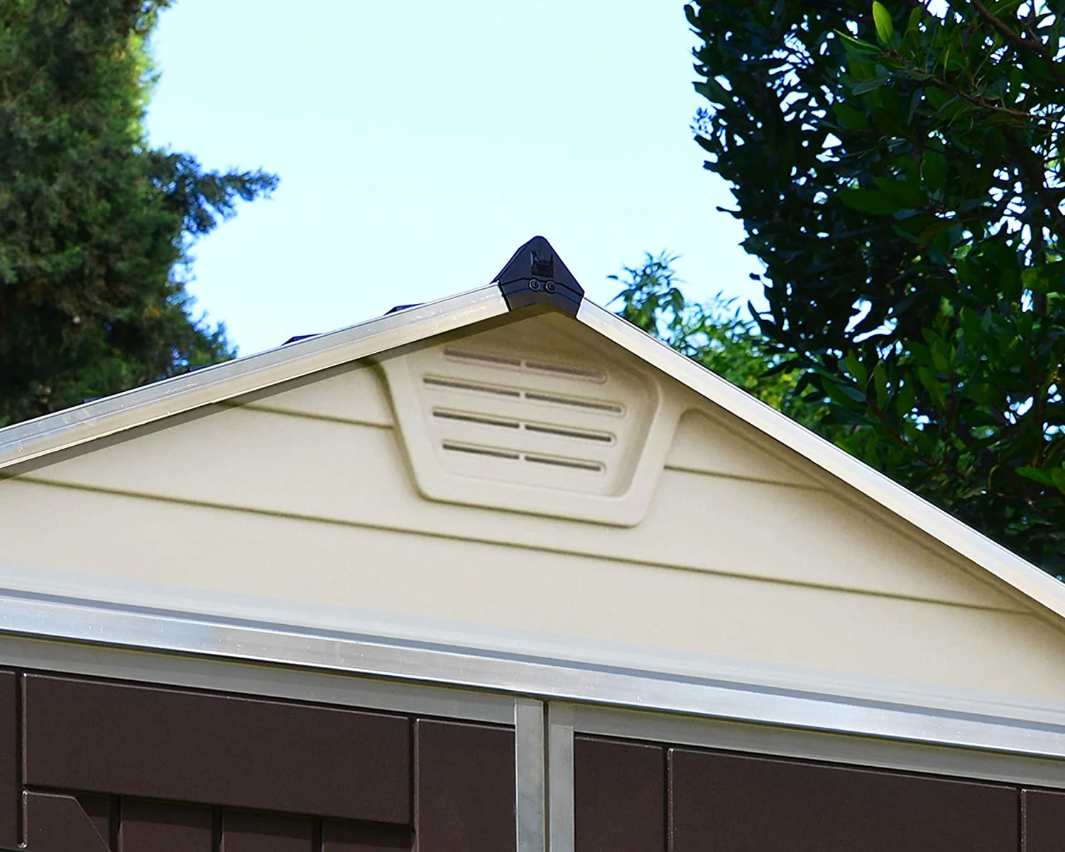 Skylight 6ft. x 3ft. Garden Shed - Tan Polycarbonate Panels - Image 8
