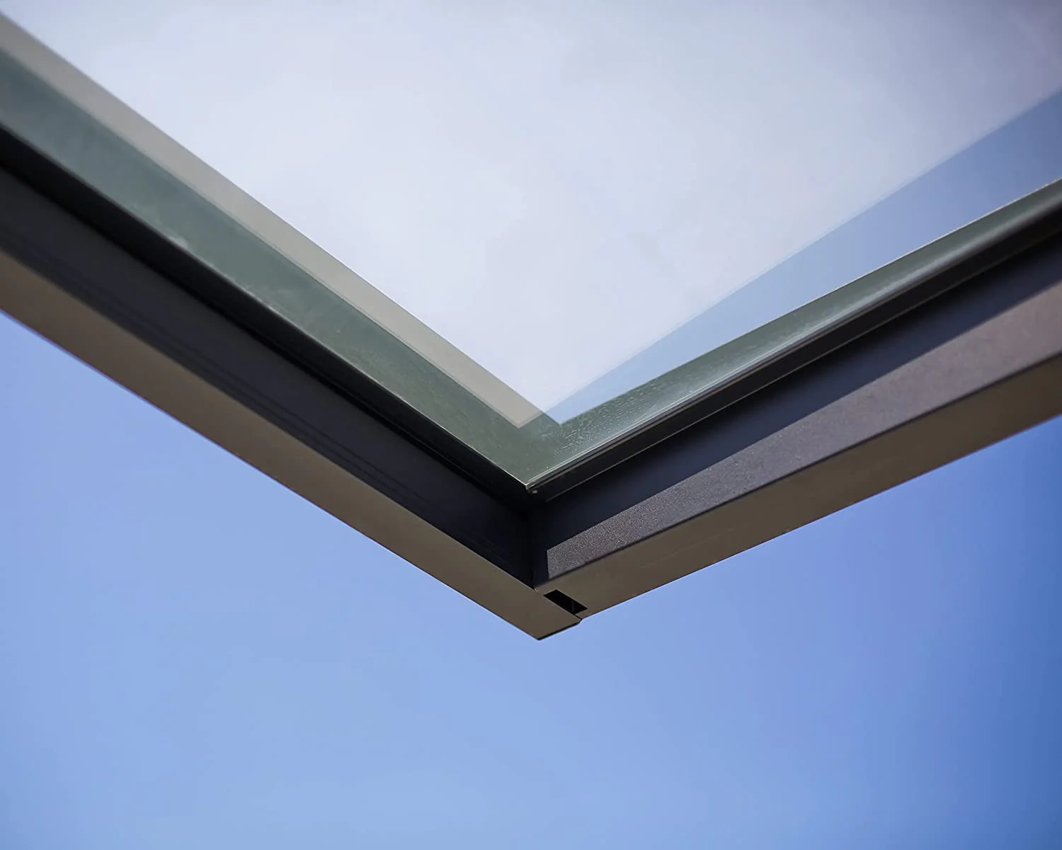 Sophia 1.5m x 0.9m Door Canopy - Grey Frame & Clear Acryl - Image 5