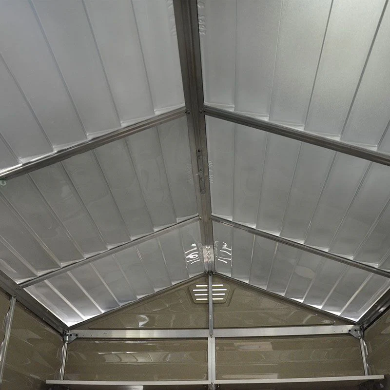 Skylight 6ft. x 12ft. Garden Shed - Tan Polycarbonate Panels - Image 6