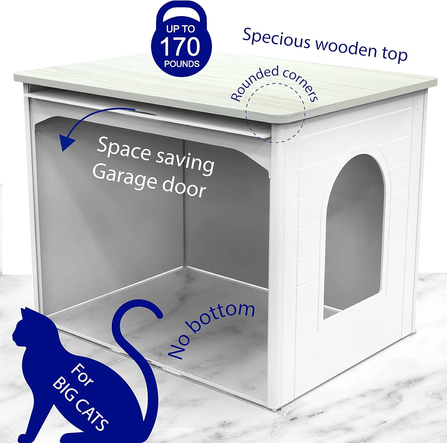 Tiger Double Cat Hidden Litter Box - Image 6
