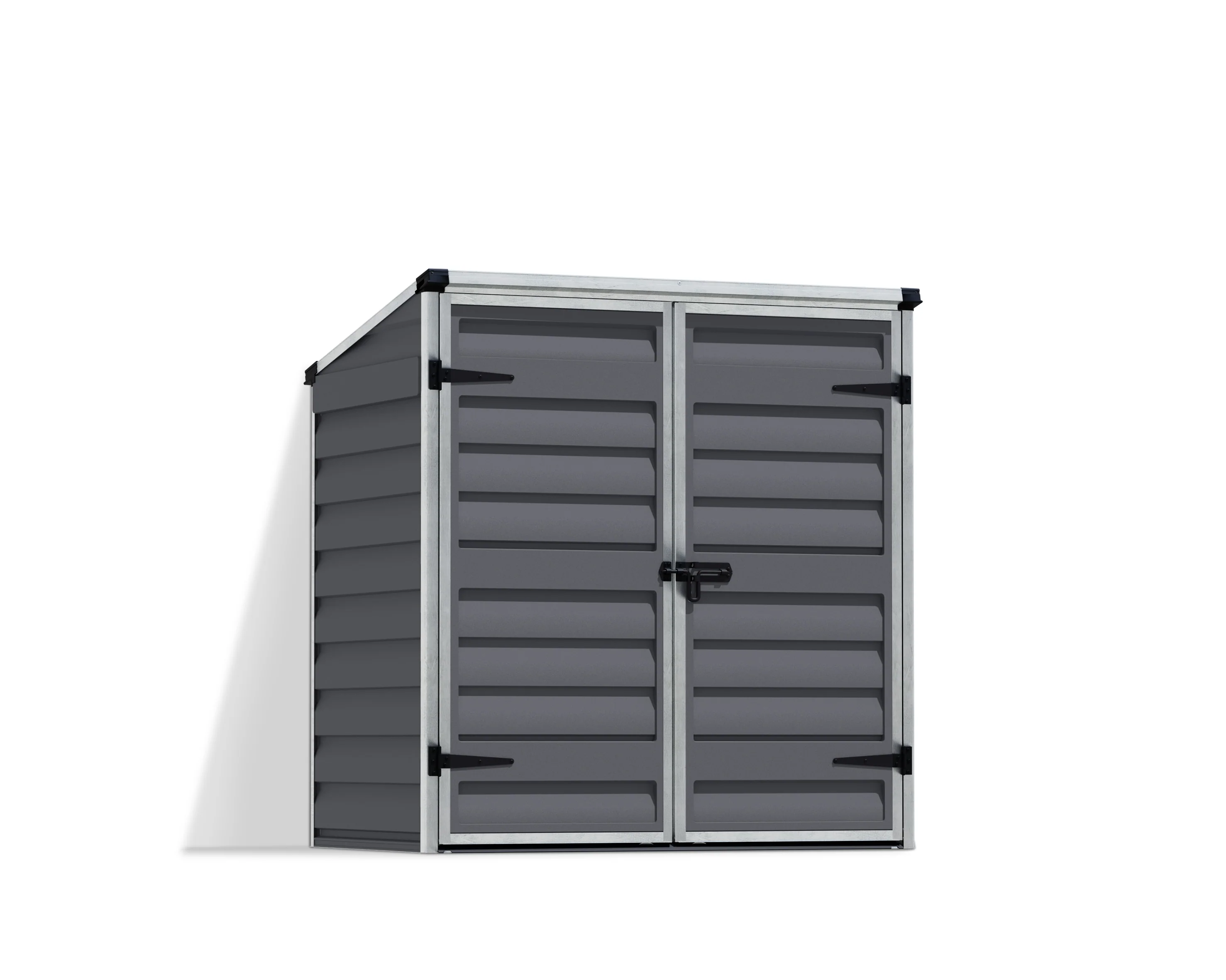 Voyager 3ft. x 5ft. Garden Shed - Grey Polycarbonate Panels - Image 5