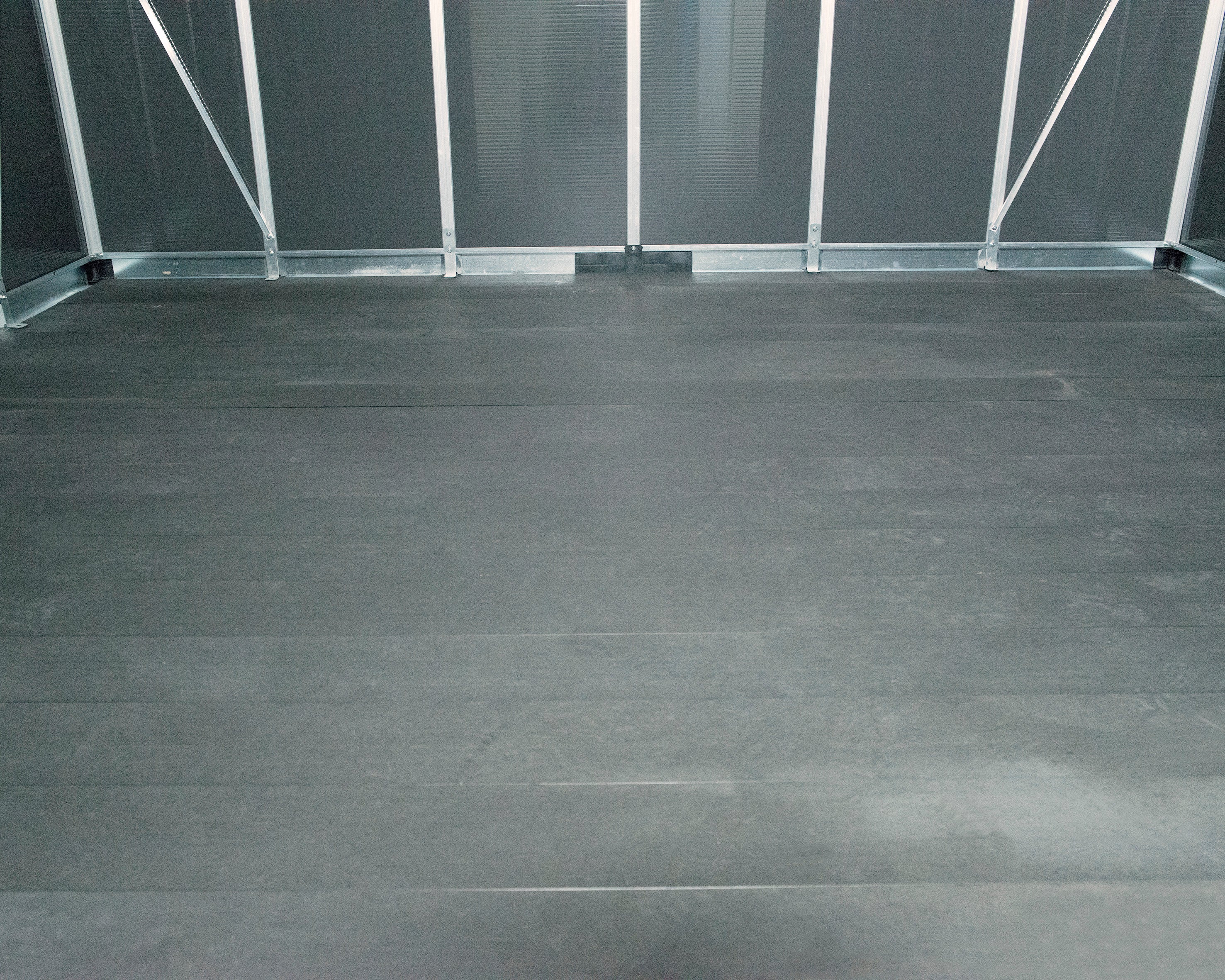Yukon 11ft. x 17ft. Garden Shed Without Floor - Dark Grey Polycarbonate Panels - Image 5