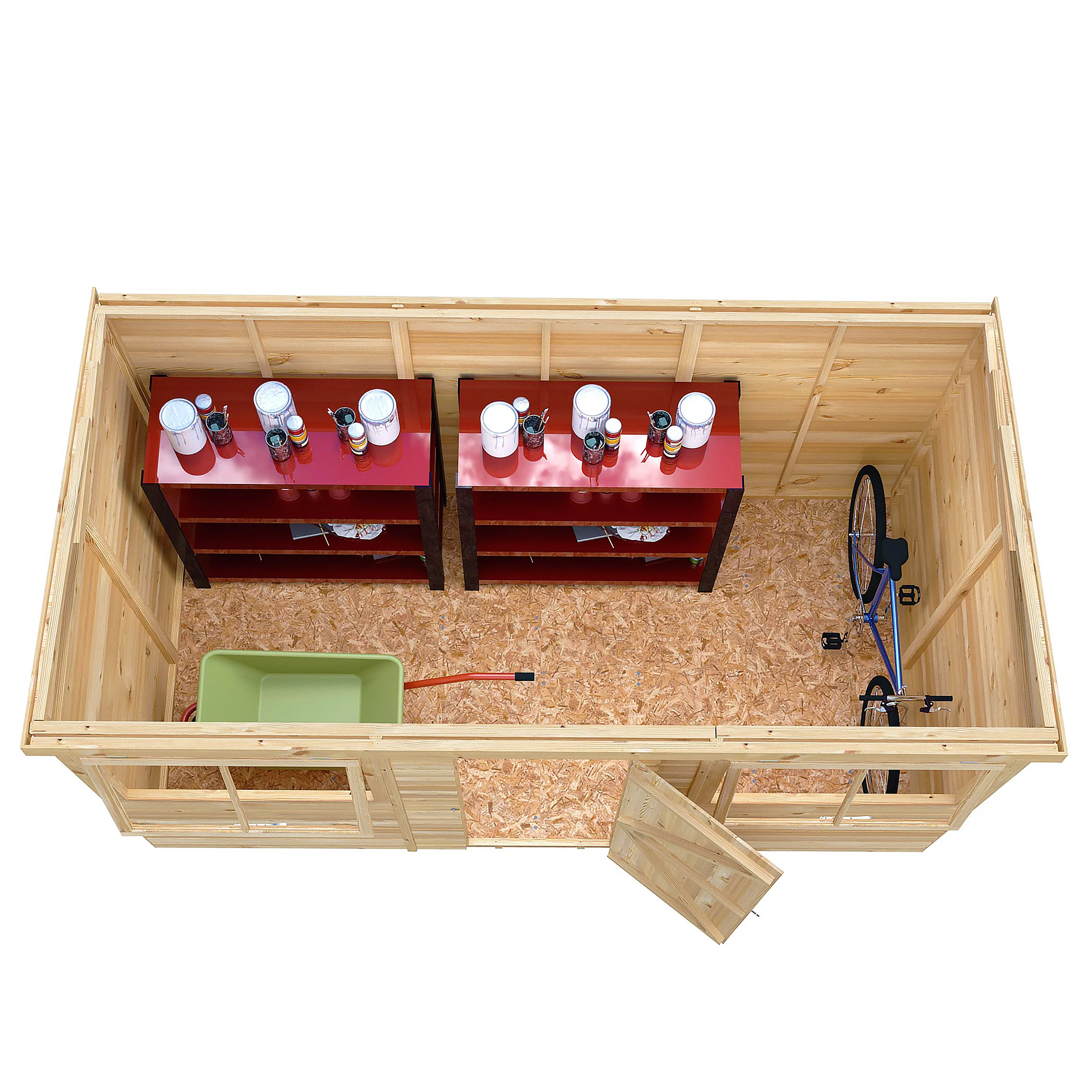 Pent 12 ft x 6 ft Shiplap Shed - Image 5