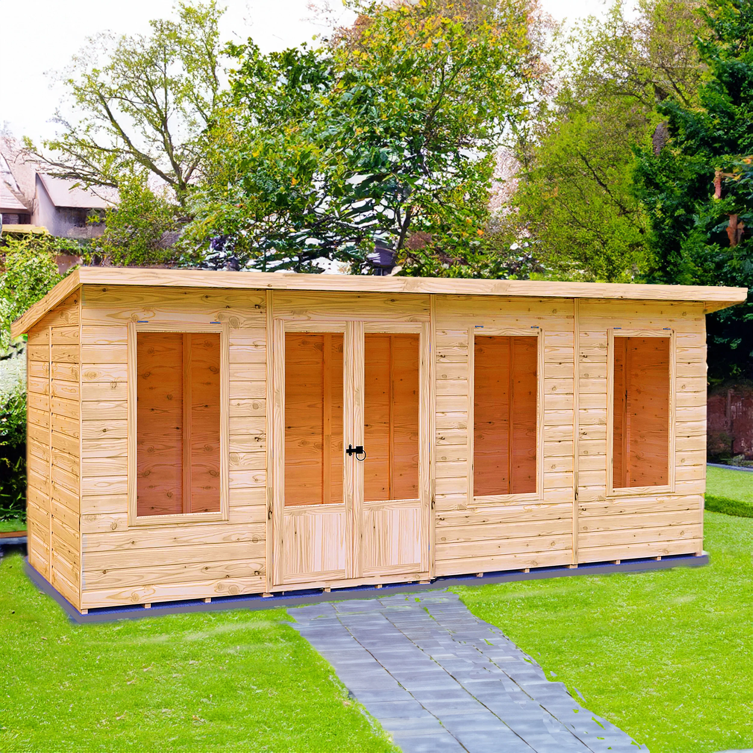Peony 16 ft x 6 ft Summerhouse