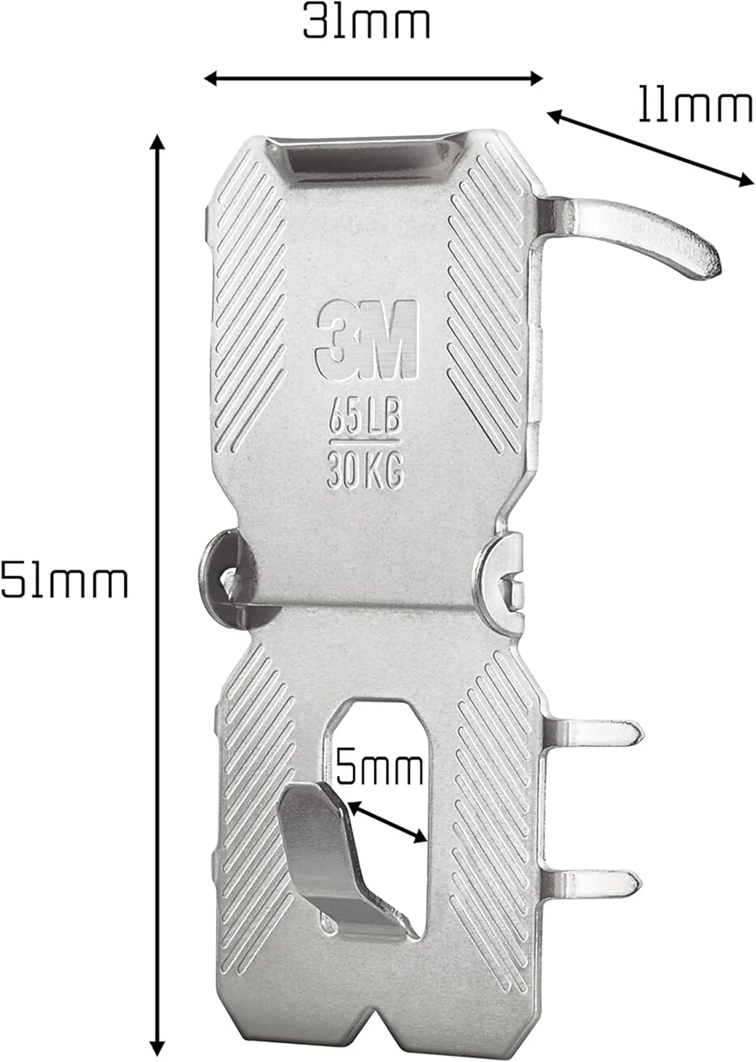 Plasterboard Picture Hanging Wall Hooks 2 Hangers - Holds up to 30kg - Image 3