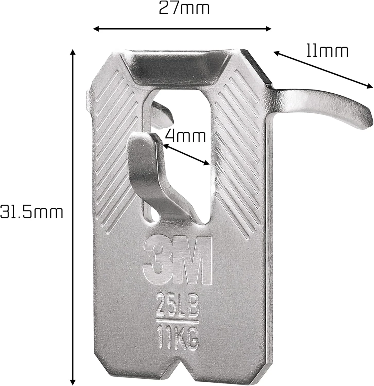 Plasterboard Picture Hanging Wall Hooks 4 Hangers - Holds up to 11 kg - Image 3