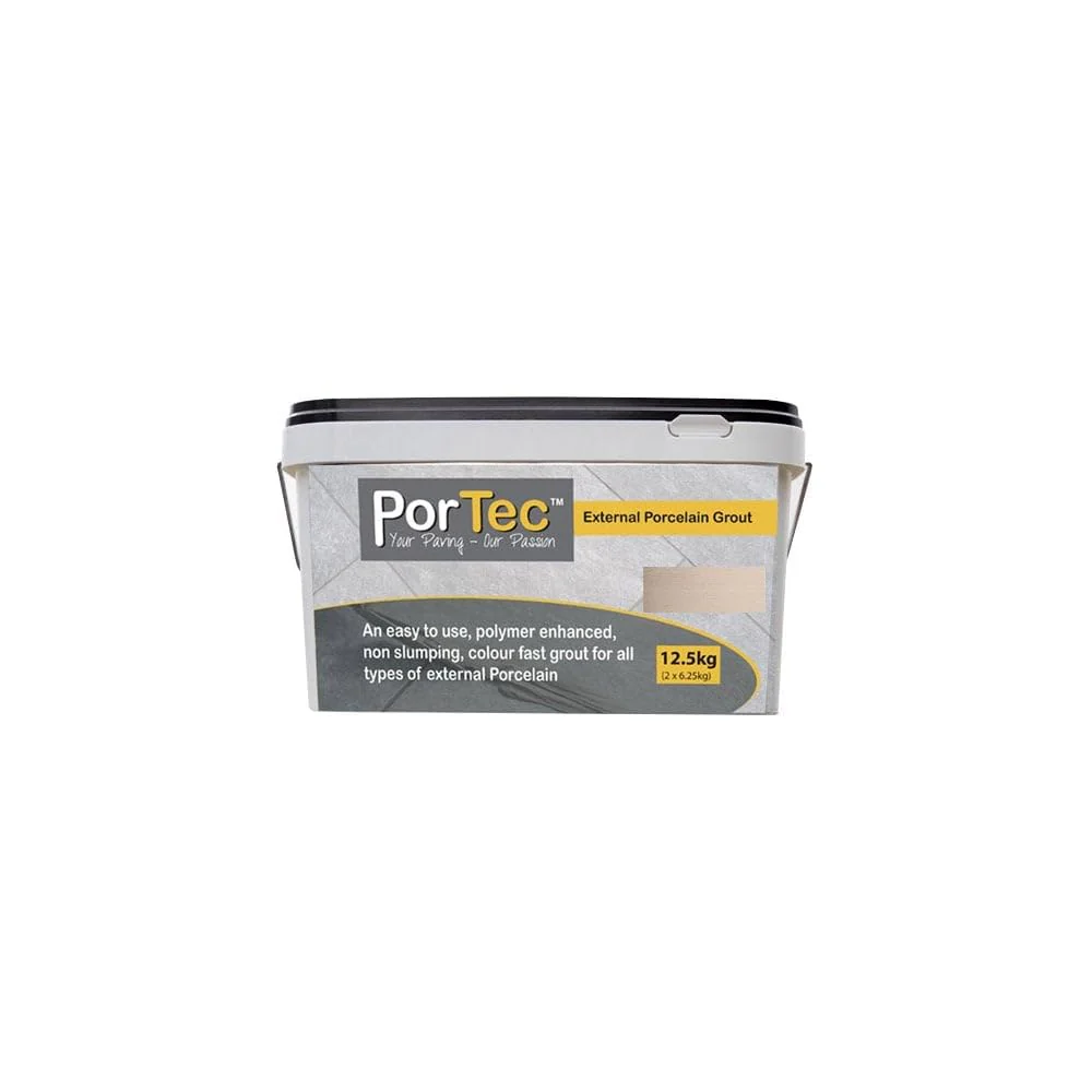 PorTec External Porcelain Grout - Ivory 12.5kg