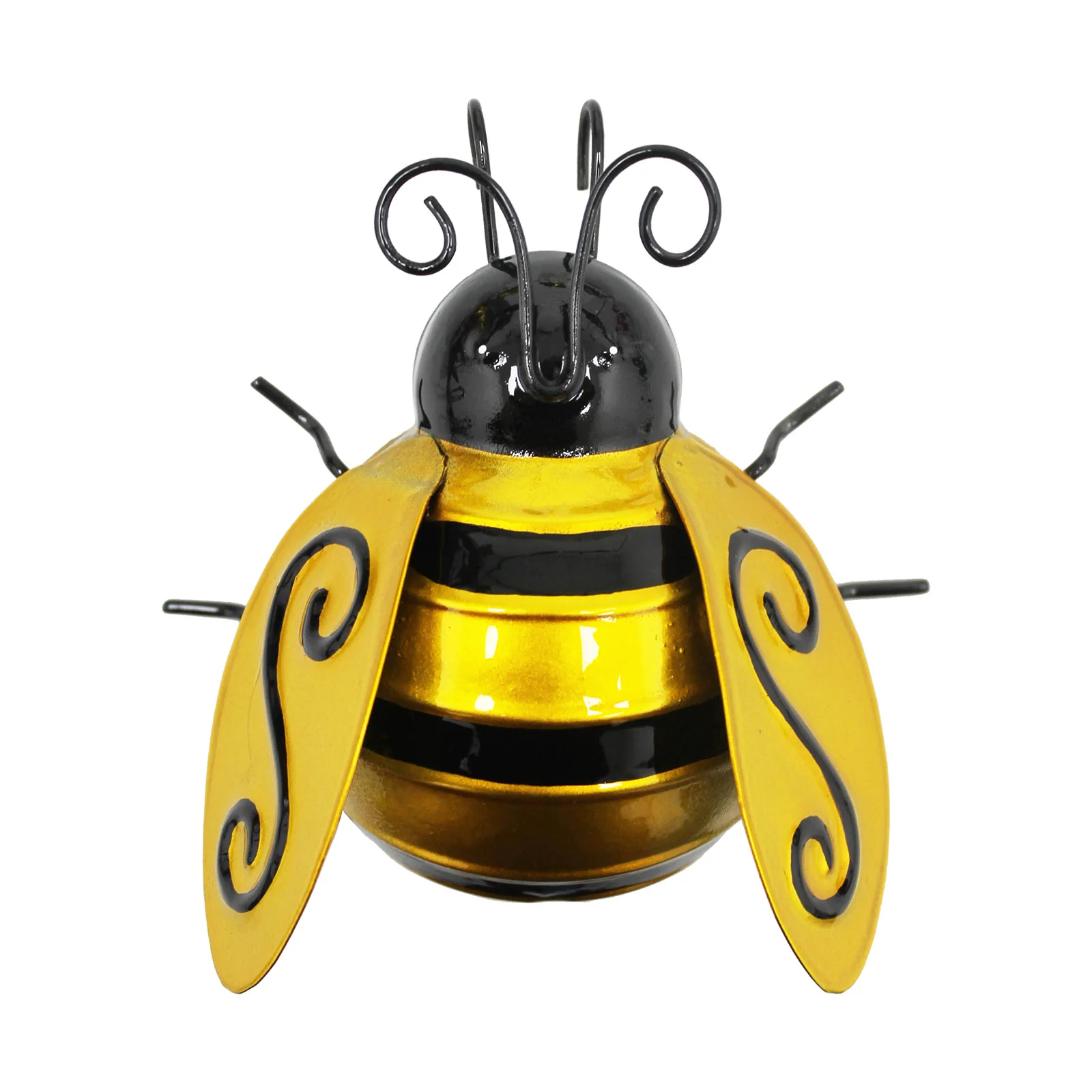 Small Metal Bumblebee Pot Hanger for Garden