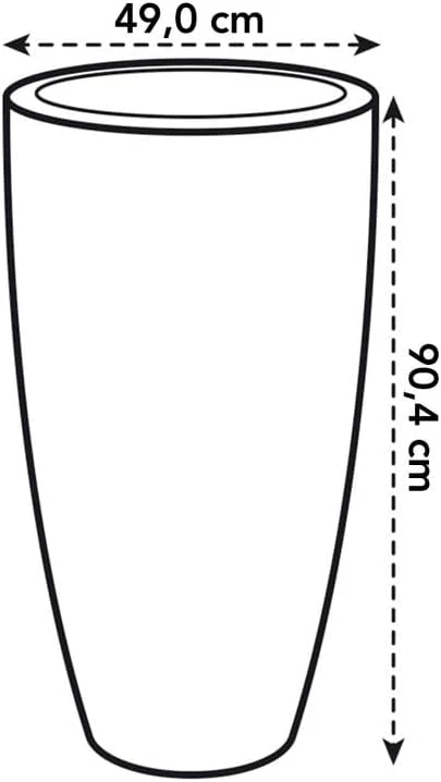 Pure Soft Round High 50cm - Anthracite - Image 3